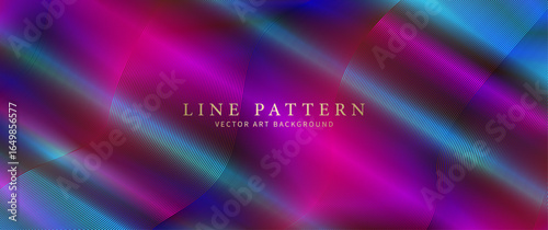 Premium background design with colorful line pattern. Luxury abstract vector illustration for invitation, flyer, cover design, luxe invite, business banner, prestigious voucher.
