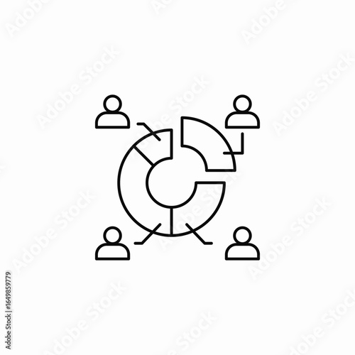 data analysis icon sign vector