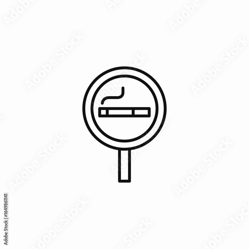 smoking allowed icon sign vector