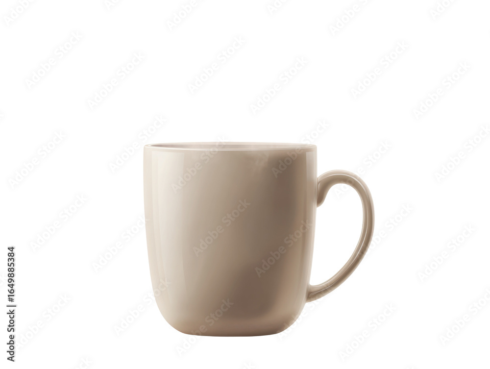 Ceramic coffee mug kitchen product photography minimalist side view Ceramic coffee mug kitchen product photography minimalist side view