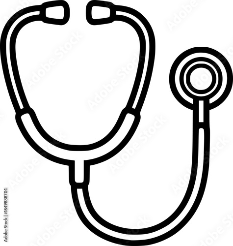 Wheelchair medical outline vector
