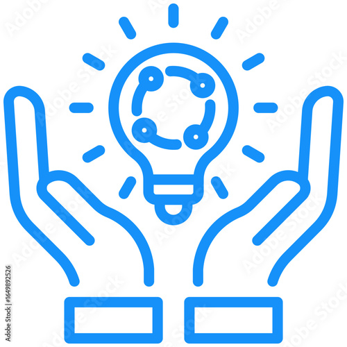 implementation icon isolated on white background. Vector illustration icon knowledge and learning and other business