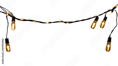 Vector Christmas lights Christmas garland Christmas light PNG Christmas decoration LED lamps