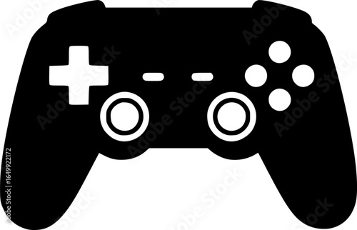 Gamepad Icon: A sleek, minimalist illustration of a gamepad, representing the world of digital entertainment. It's a symbol of interactive control and the immersive gaming experience.