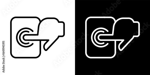 touchscreen, touchpad, sreen, gadget, technology, icon outline style vector, illustration design graphic resource