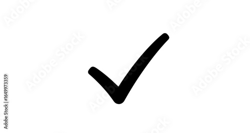 Object check mark vector icon symbol graphic design element for approval success and verification confirmation 100 px vector