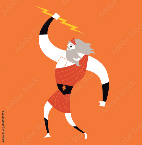 greek mythology zeus jupiter god of ray