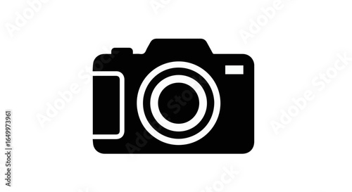 Object stock photo of a professional digital camera for photography and videography equipment and accessories vector