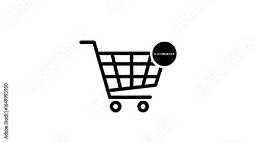 A shopping cart icon with an add-to-cart symbol.