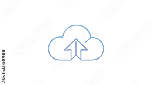 Cloud upload icon.