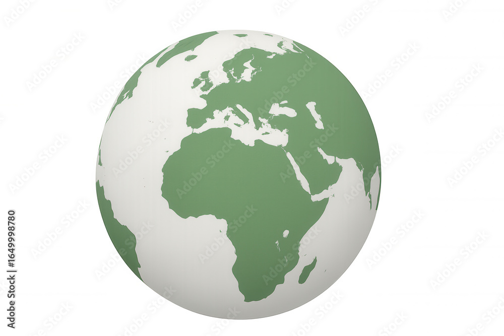 World globe spinning, highlighting continental landmasses of europe, africa, asia, transparent backdrop, ideal for geographic visualization World globe spinning, highlighting continental landmasses of europe, africa, asia, transparent backdrop, ideal for geographic visualization