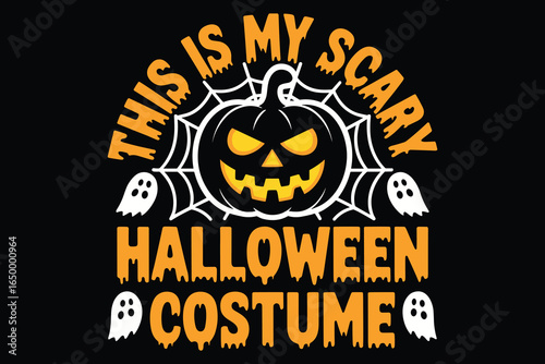 Watercolor Halloween T-Shirt – Cute Ghost, Pumpkin & Witch Design for Spooky Season