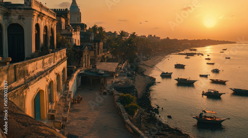 An elegant representation of Daman and Diu highlighting key attractions