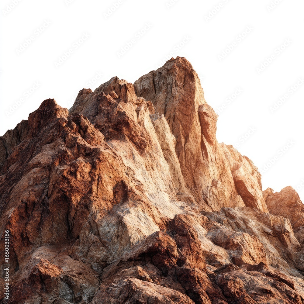 Fototapeta premium Close-up of a rocky mountain peak