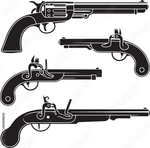 gun and bullets