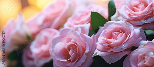 beautiful_pink_roses,vibrant_colors,soft_petals,delicate_blooms,nature_photography,close-up_floral,romantic_scene,dreamy_aesthetic