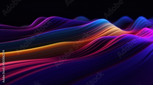 abstract digital landscape, colorful fluid dynamic shapes, vibrant gradients, 3D rendered, smooth flowing curves, fantasy sci-fi, cinematic lighting, highly detailed, intricate, ethereal, mesmerizing
