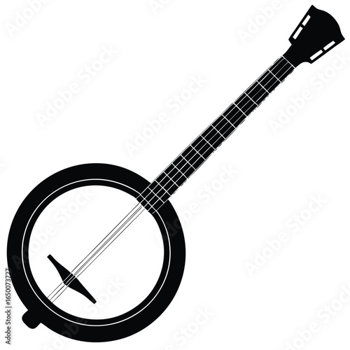 Black banjo musical instrument string instrument folk music