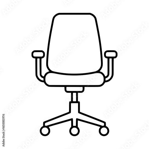 Line Icon Office Chair