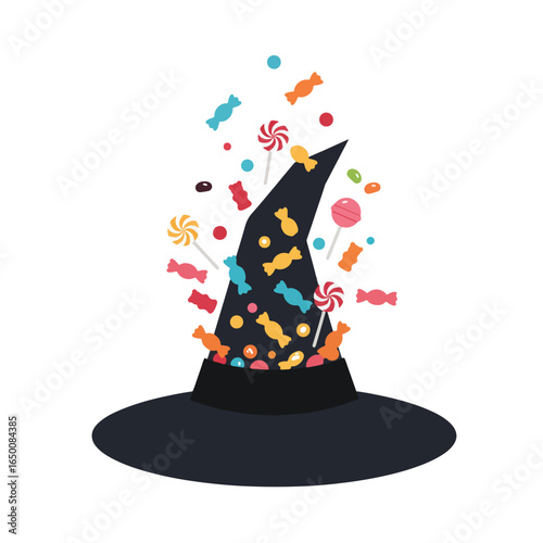 Cartoon voodoo doll with stitches and pins, blood stain on its chest, simple design.