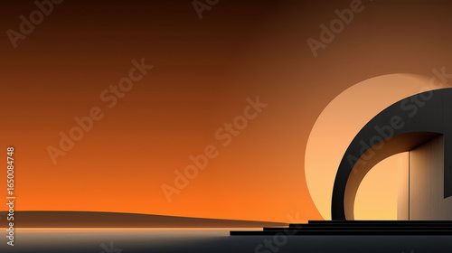 Modern Architectural Renderings with Dramatic Sky Backdrops