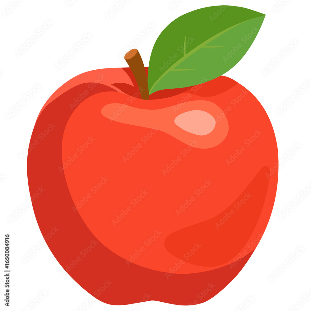 Fototapeta premium Fresh red apple