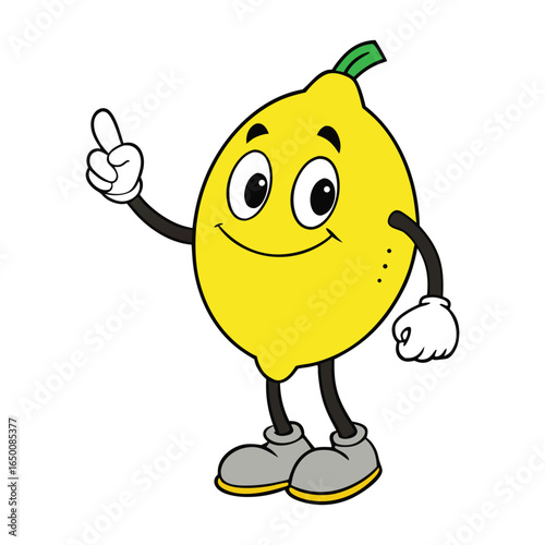 Meet Lemon Pucker, a zesty, cheerful character with a bright yellow peel and a playful wink, spreading tangy fun and citrusy smiles everywhere!
