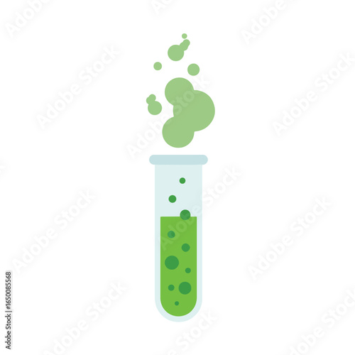 Cartoon voodoo doll with stitches and pins, blood stain on its chest, simple design.