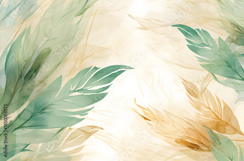 watercolor autumn background