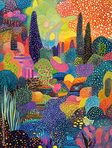 seamless pattern with birds and flowers