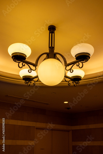 Photography Vintage Western-Style Street Lamp in Tokyo, Japan