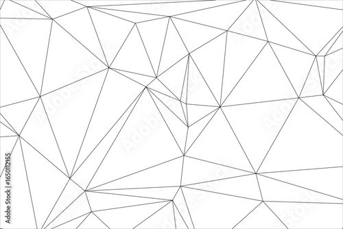 Abstract geometric wireframe mesh background, polygonal line connection network, low poly triangular pattern, modern digital grid texture, EPS vector illustration for technology, web, futuristic desig