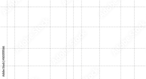 White grid pattern background for design and layout with dotted lines for technical drawing template use