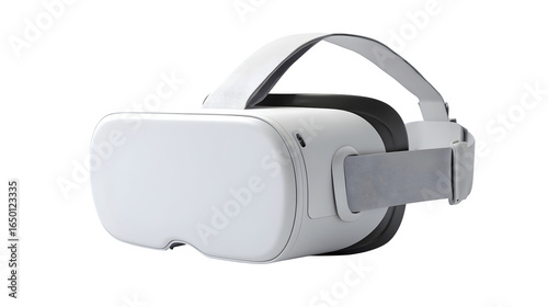 Modern VR headset design for immersive gaming and virtual reality experiences, ready to use