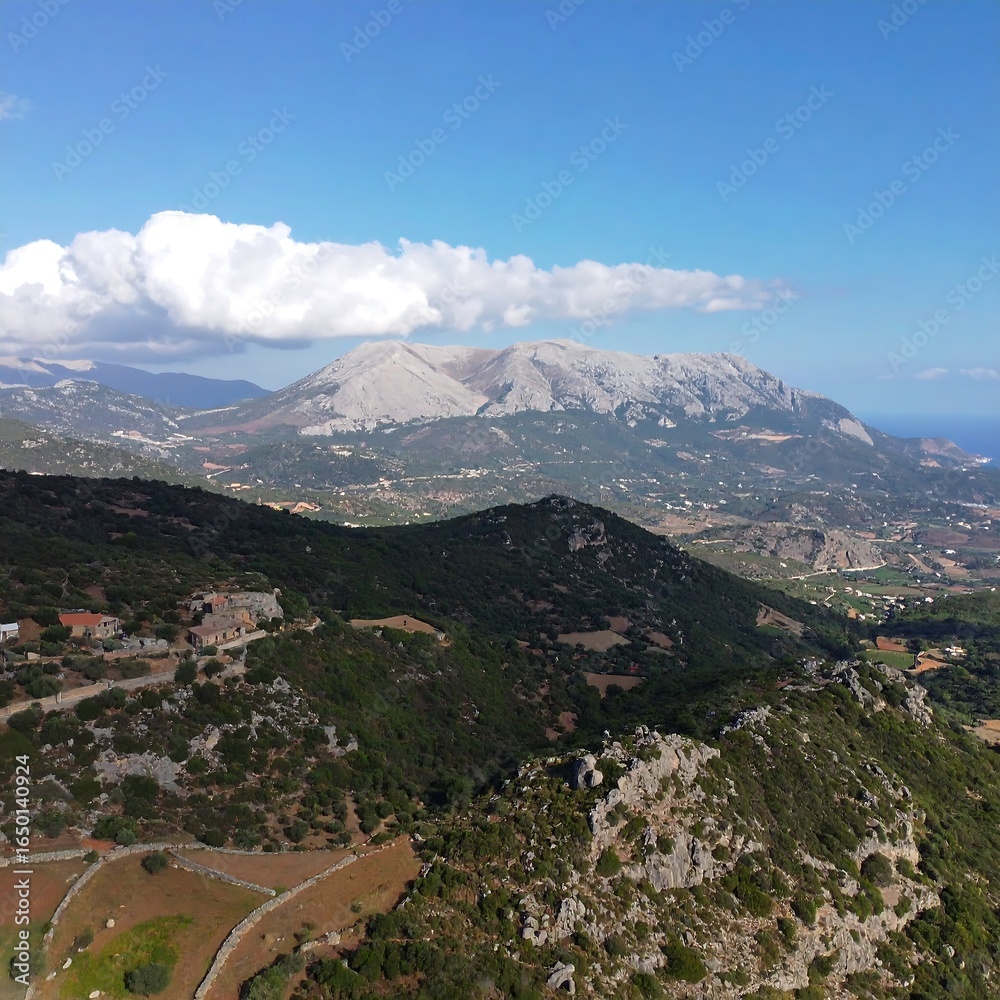 Fototapeta premium Mountainous landscape view