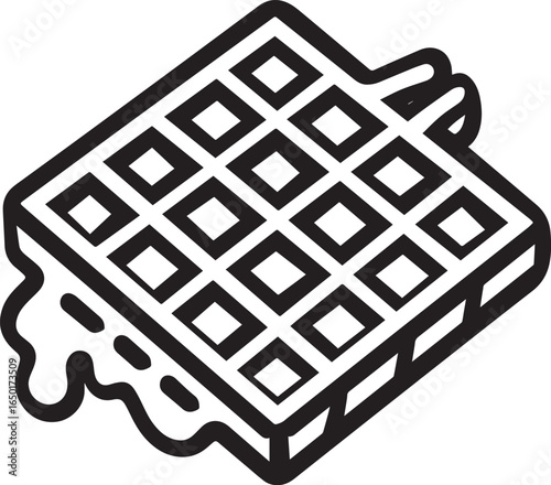 Waffles icon clean simple