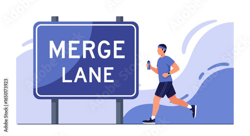 Mindful Runner Merging Healthy Habits and Road Safety Awareness Together