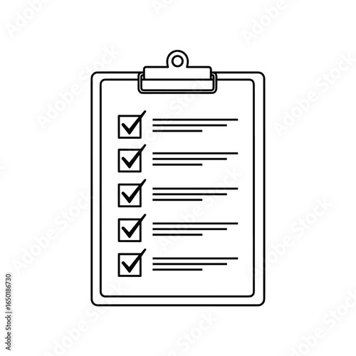 Checklist icon represents task completion and important checklist items