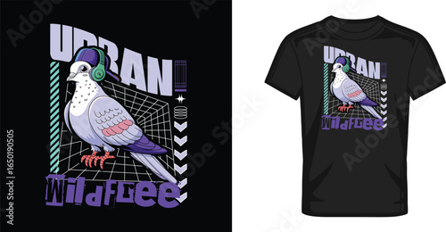 Urban Streetwear T Shirt Design