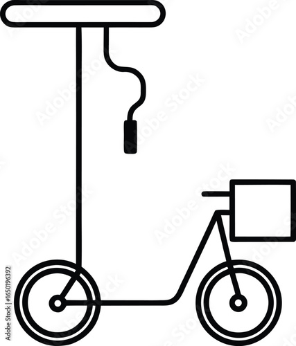 bicycle isolated on white background