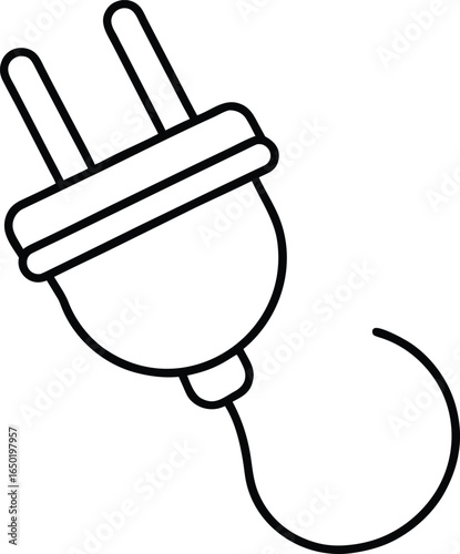 electric plug in the socket