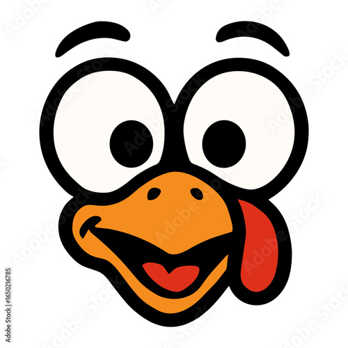Smiling Turkey Face