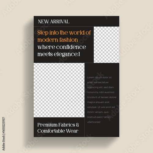 fashion style flyer template