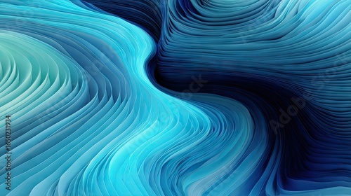 Fluid Motion Abstract Wave