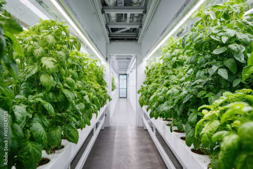 advanced ai system monitors and manages climate conditions in hightech greenhouse demonstrating future of plant