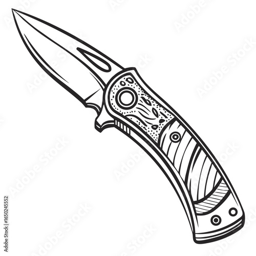 knife isolated on white