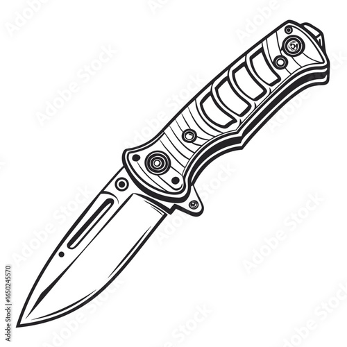 knife isolated on white background