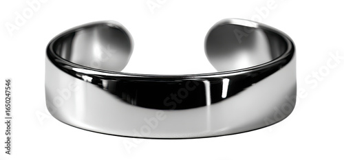 Polished, simple toe ring