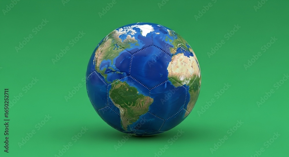 Fototapeta premium Global Soccer Ball