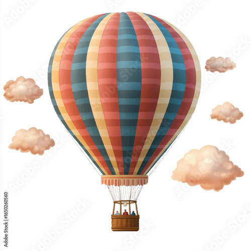 a hot air balloon